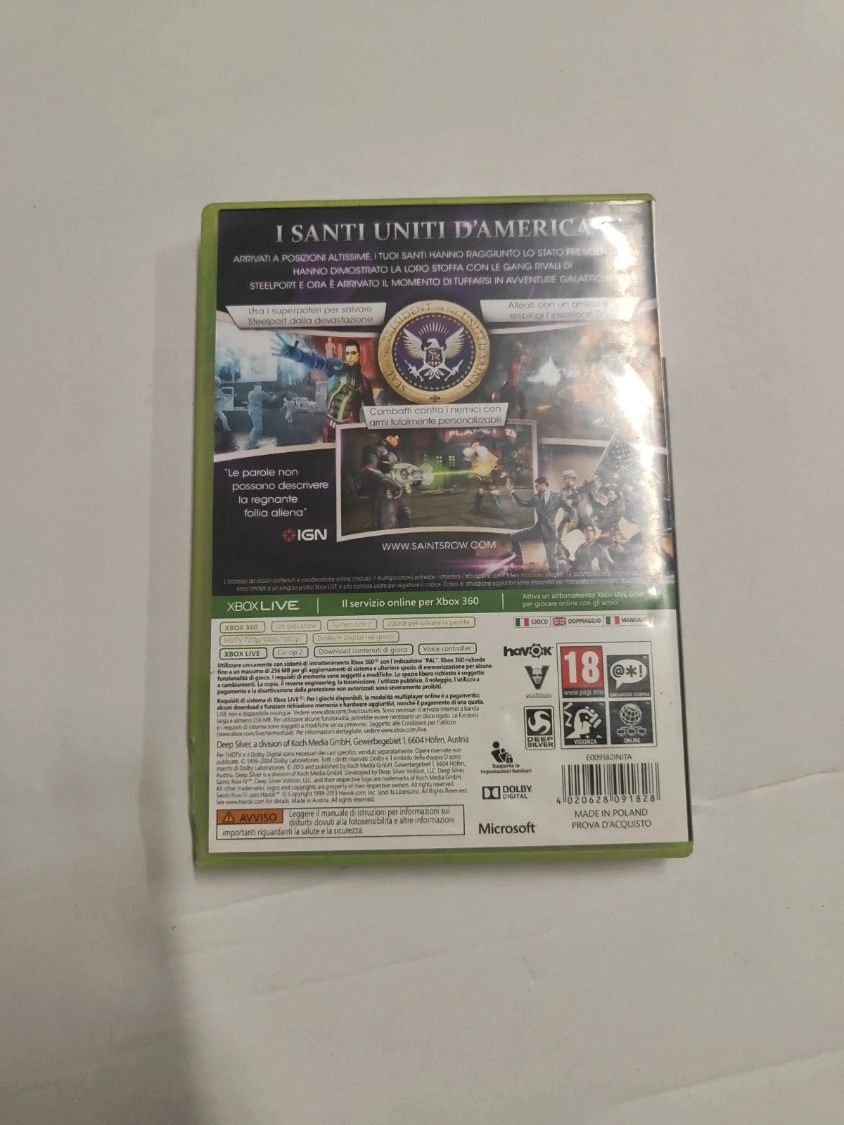 Saints row 4 Xbox 360