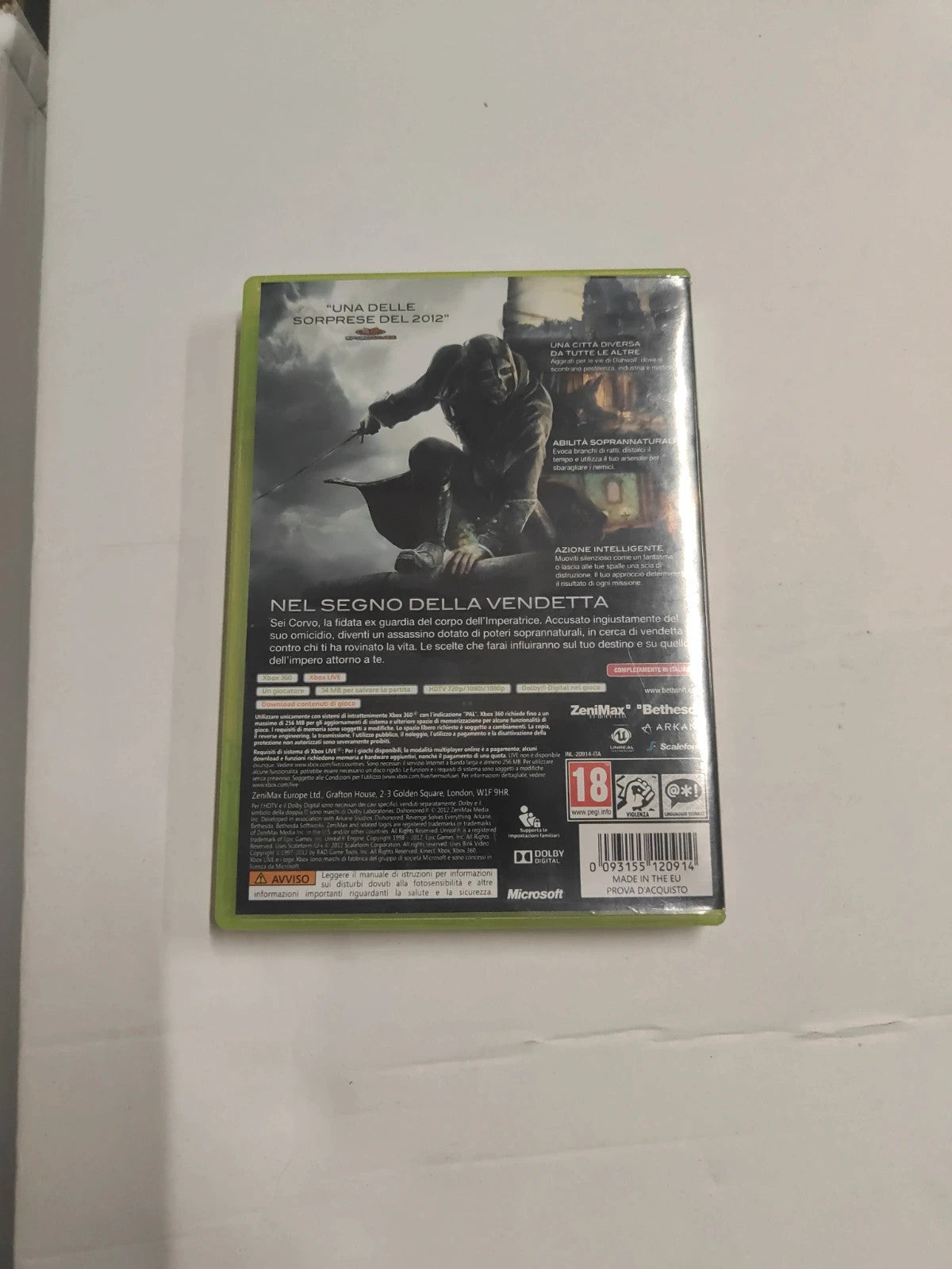 Dishonored Xbox 360