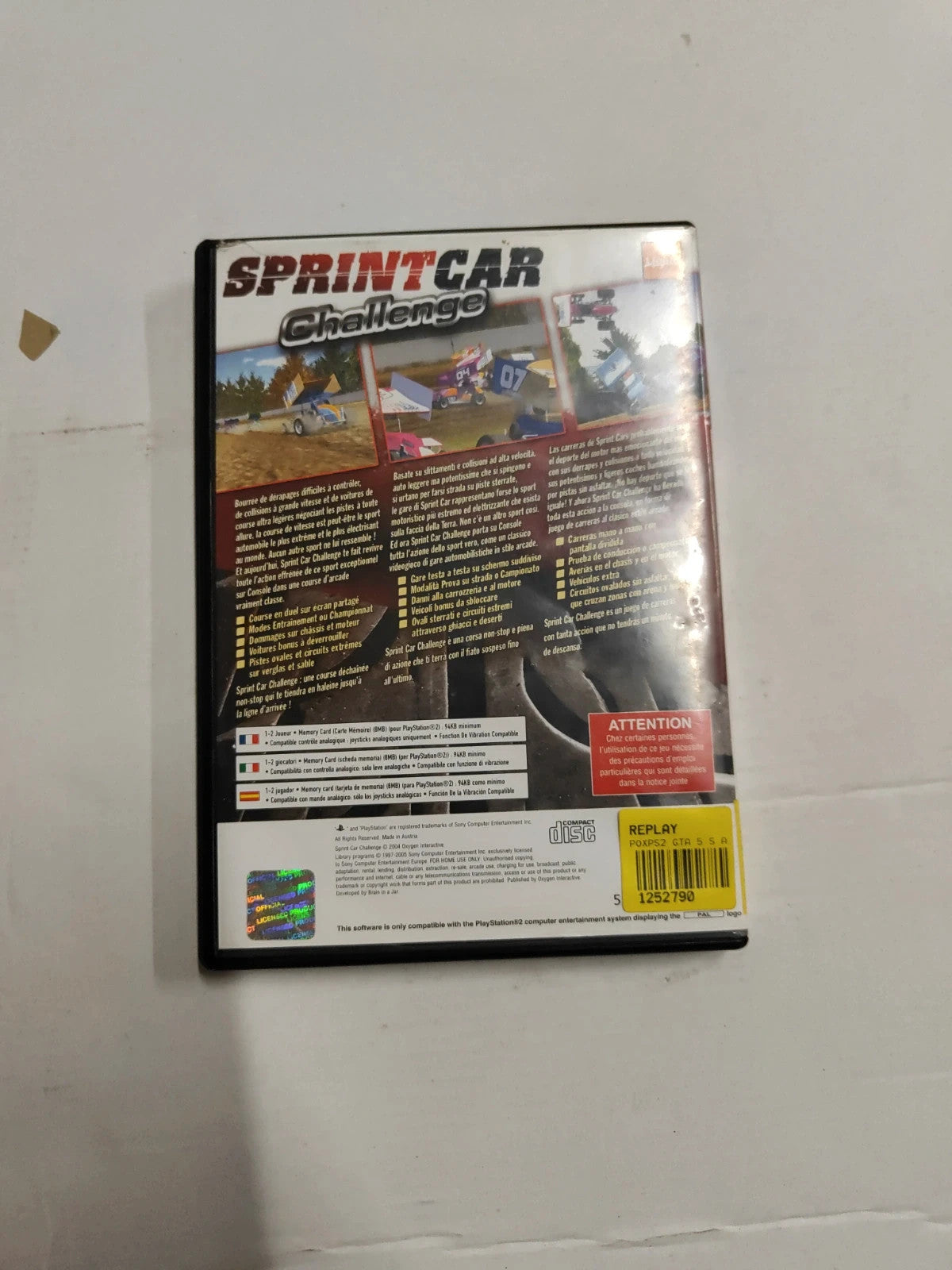 Sprint car challenge ps2