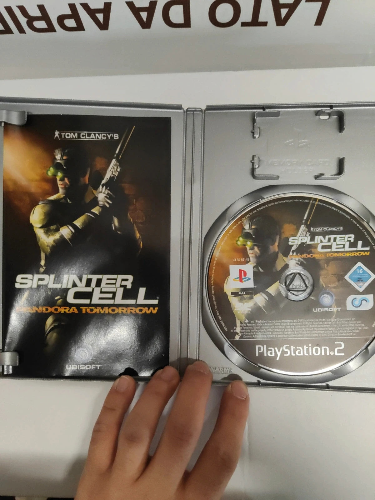 Splinter Cell pandora tomorrow ps2