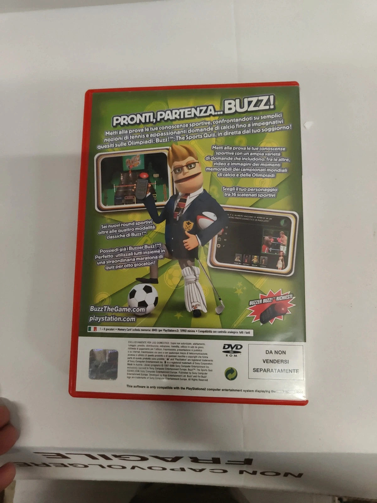 Buzzi the sports quiz ps2