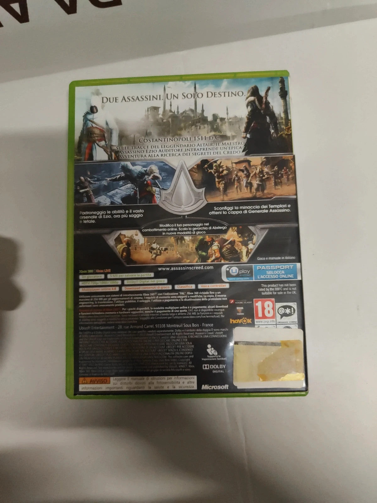 Assassin's Creed revelations Xbox 360