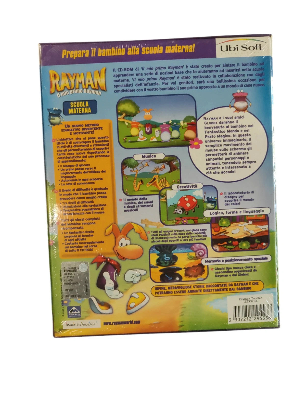 Rayman il mio primo rayman PC sigillato