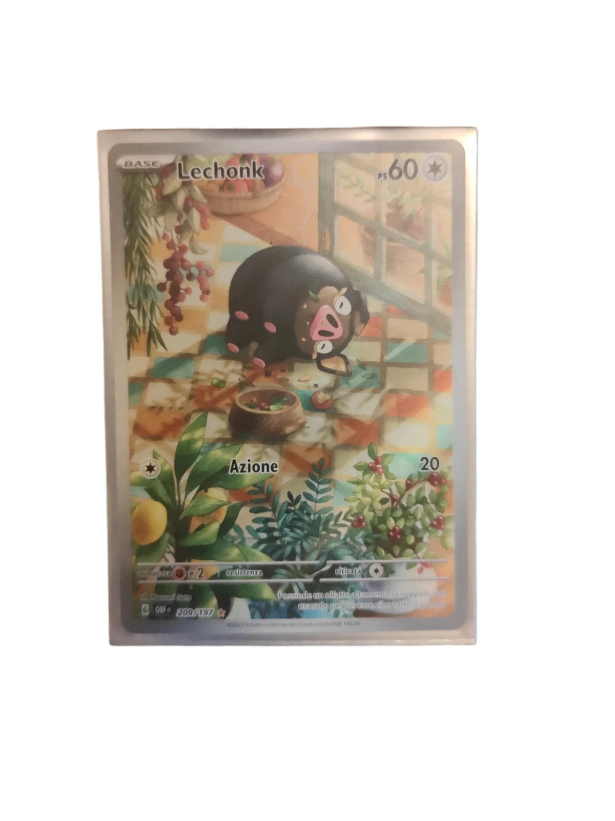 Lechonk full art 209/197 Pokemon NM