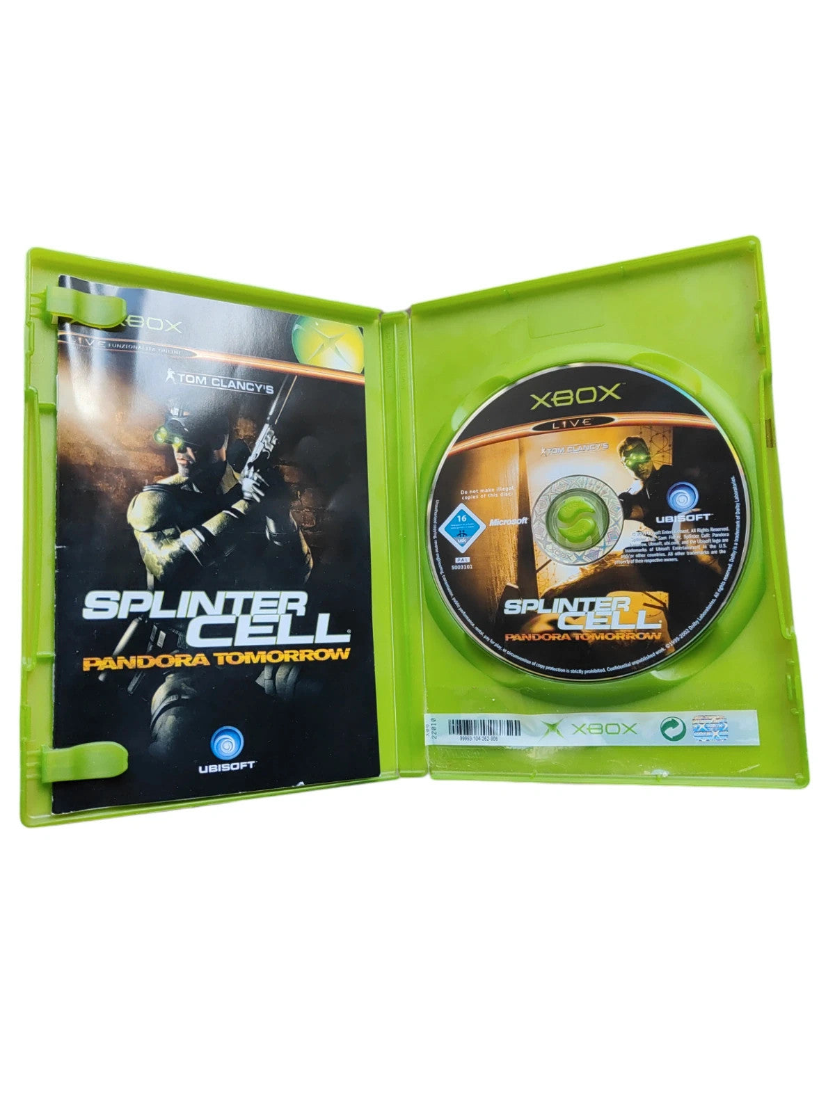 Splinter Cell pandora tomorrow Xbox classic